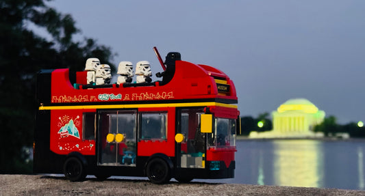 Vader tour bus at the Jefferson memorial