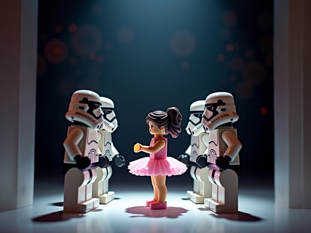 Ballerina vs Troopers Print