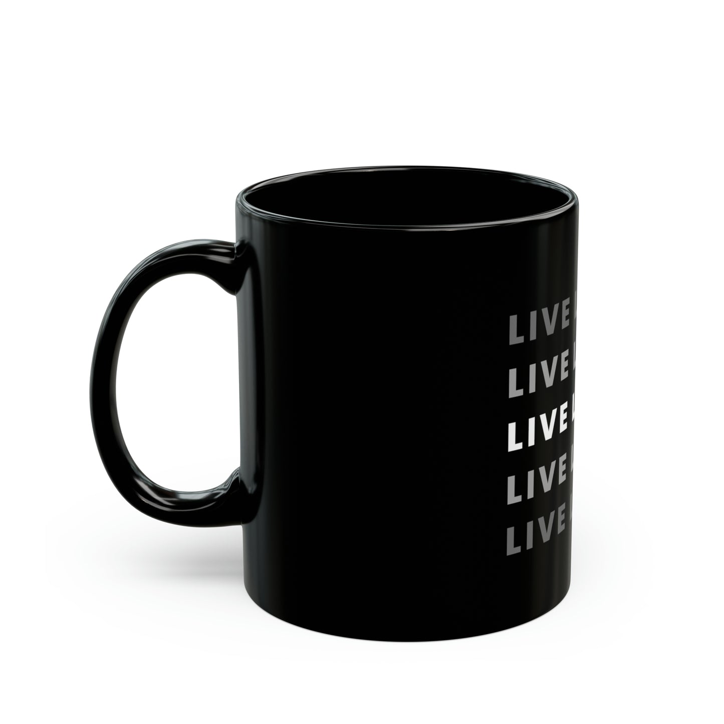 LLJ // Black Mug