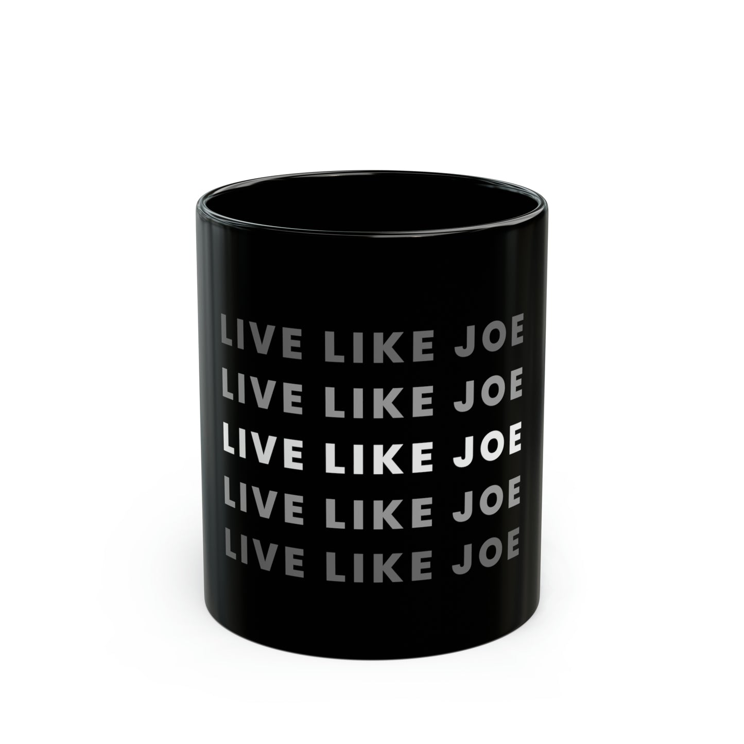 LLJ // Black Mug