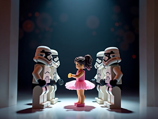 Ballerina vs Troopers Print