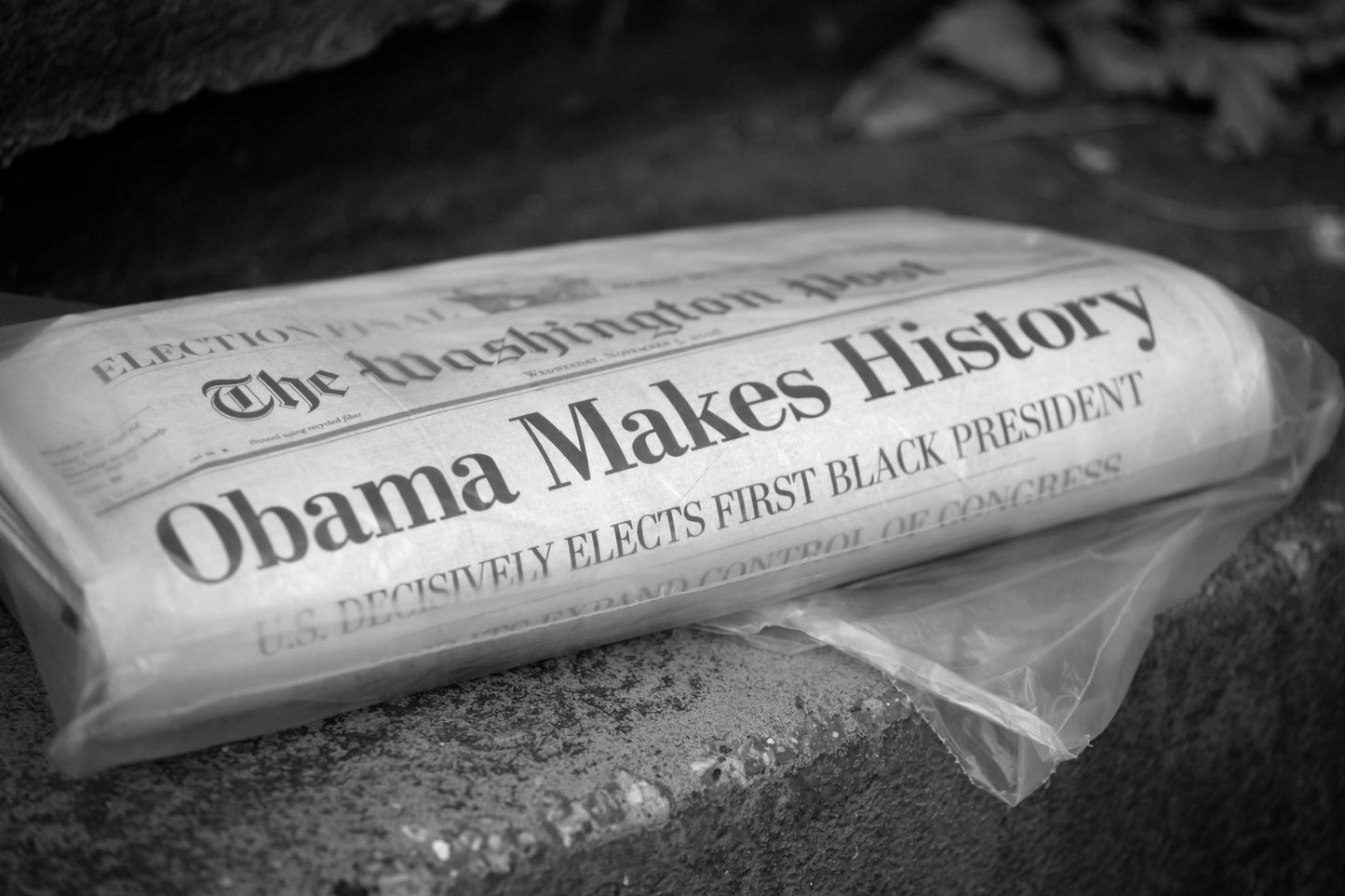 Obama Makes History Newspaper